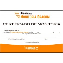 Certificado de Monitoria...